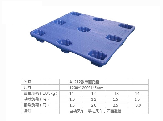 A1212款單面托盤