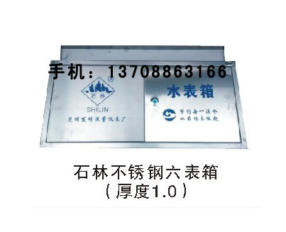 石林不銹鋼六表箱